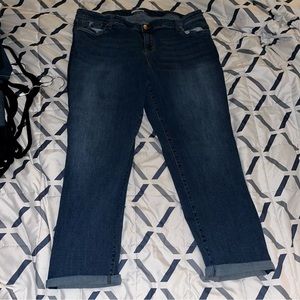 STS Blue Darren Roll Cuffed Girlfriend Jean sz 24W